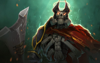 Demonic demon sword mask demon - a demonic looking demon free wallpaper