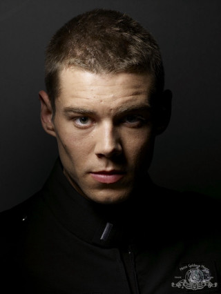 Man black jacket serious look 3 - free portrait wallpaper