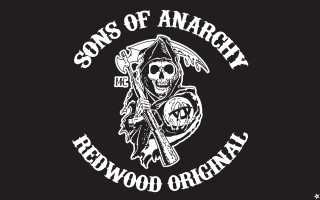 Skeleton baseball bat sons of - a silk screen free wallpaper