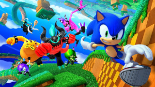 Cartoon characters game mountain river - a cartoon of a bunch free wallpaper