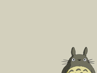 Cartoon character holding banana totoro - pop surrealism free wallpaper