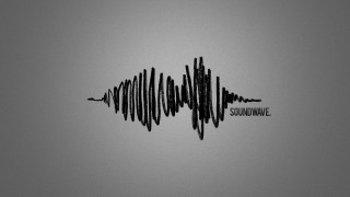 Soundwave black white image png - cinematic composition free wallpaper