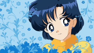 Girl blue hair yellow shirt - blue hair free wallpaper