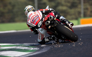 Person motorcycle leaning track helmet - andrea orcagna free wallpaper