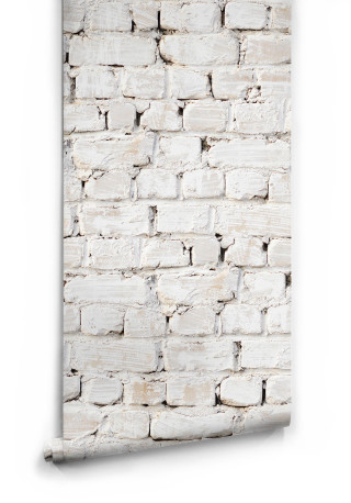 White brick wall background wallpaper - a white brick wall free wallpaper