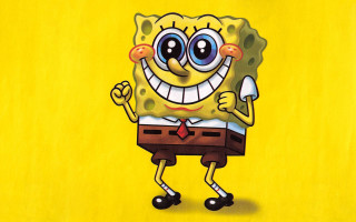Cartoon character fork knife smiling - official free wallpaper