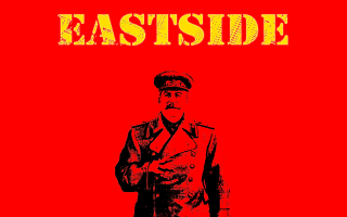 Man uniform eastside red background - berlin secession free wallpaper