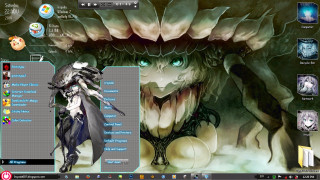 Demon dragon computer screen image - the other side free wallpaper