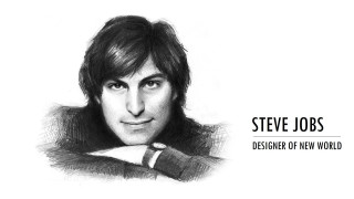 Steve jobs drawing caption album - a pencil sketch free wallpaper