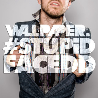 Man hat scarf chest text - stupid free wallpaper