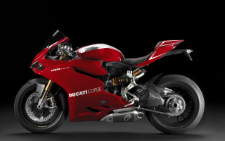 Red motorcycle dark room black 8 - a red motorcycle free wallpaper