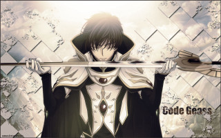 Man black coat sword white - a white collar free wallpaper