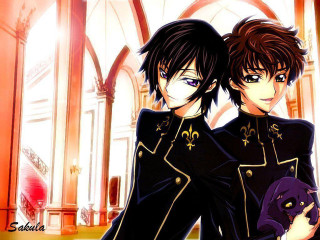 Anime characters cat dog ashford - two anime character free wallpaper