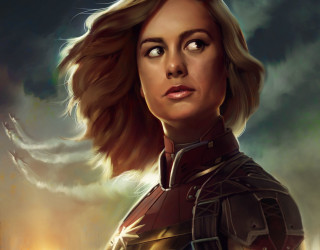 Woman armor sky background clouds - overhead free wallpaper