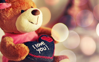 Teddy bear pink shirt heart - a teddy bear free wallpaper