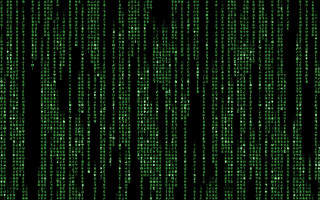 Green background small numbers pattern 2 - les automatiste free wallpaper