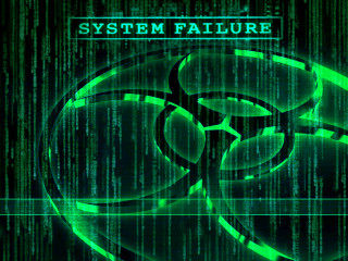 Green biohazard background biohazard symbol - les automatiste free wallpaper