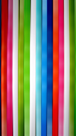 Colorful ribbons hanging ceiling black - a ceiling in a room free wallpaper