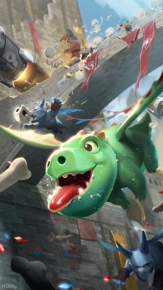 Dragon attacking man sword dog - adam rex free wallpaper