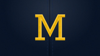 Yellow m dark blue black - a silk screen free wallpaper