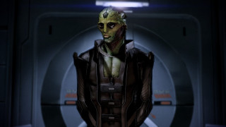 Sci fi character dark room - realism free wallpaper