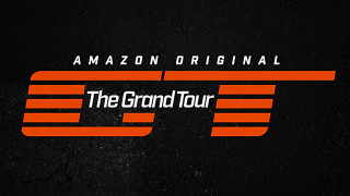 Black background orange white logo - grand free wallpaper