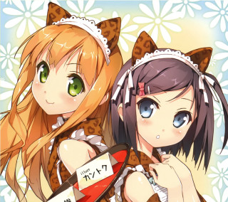 Aguri yayoi inspired anime girls - one holding free wallpaper