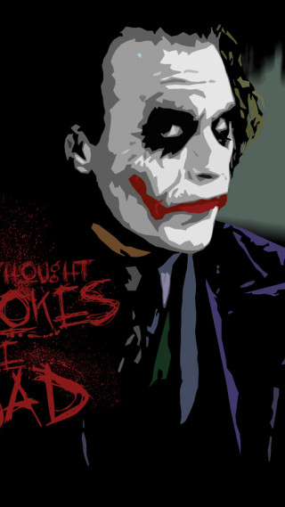 Creepy joker black background words - madhouse free wallpaper