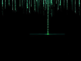 Green line data dark light - a green light free wallpaper