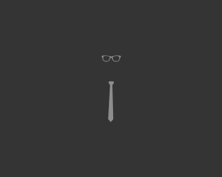 Tie glasses black white background 3 - a minimalist painting free wallpaper