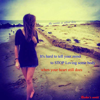 Woman beach quote love mind - someone free wallpaper