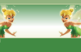 Cartoon tinkerbell green background border - alberto vargas free wallpaper