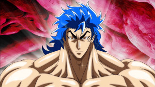 Blue hair man demon background - a blue tail free wallpaper