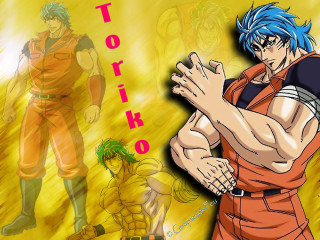 Blue haired man fighting stance - blue hair free wallpaper
