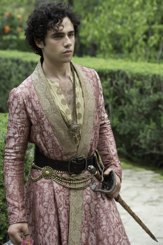 Man pink gold outfit sword - daryush shokof free wallpaper