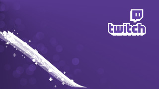 Purple background white arrow side - anton fadeev free wallpaper
