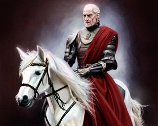 Man armor horse white cape - a red cape free wallpaper