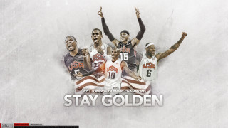 Basketball players arms in air - a group of basketball players free wallpaper