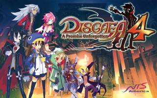 Anime characters dark background discge - key art free wallpaper