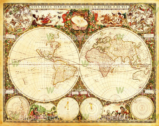 World map countries major cities 8 - earnst haeckel free wallpaper