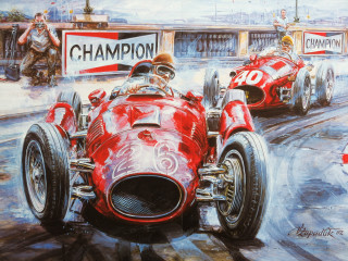 Race car track motorcycle driver - matte drawing free wallpaper