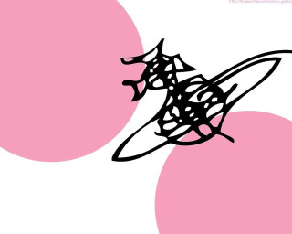 Surfboard black white drawing pink - circle free wallpaper