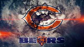 Chicago bears logo grungy background - grungy free wallpaper