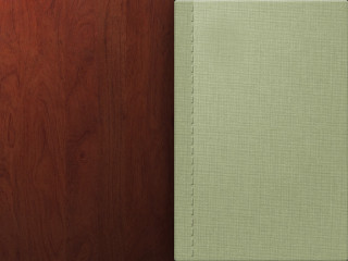 Book green cover wooden surface - eden box free wallpaper
