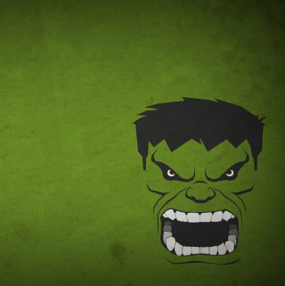 Green wall hulk face black - marvel free wallpaper
