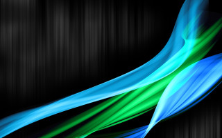 Black background blue green design 2 - an abstract painting free wallpaper