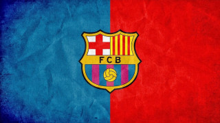 Flag soccerball blue red stripes - a soccer ball free wallpaper