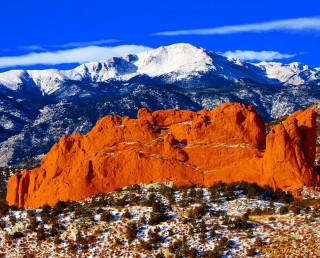 Mountain range snow blue sky 6 - anne rigney free wallpaper