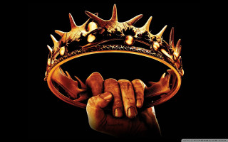 Hand crown golden game of - golden free wallpaper