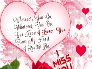 Heart card rose message friend - mail art free wallpaper